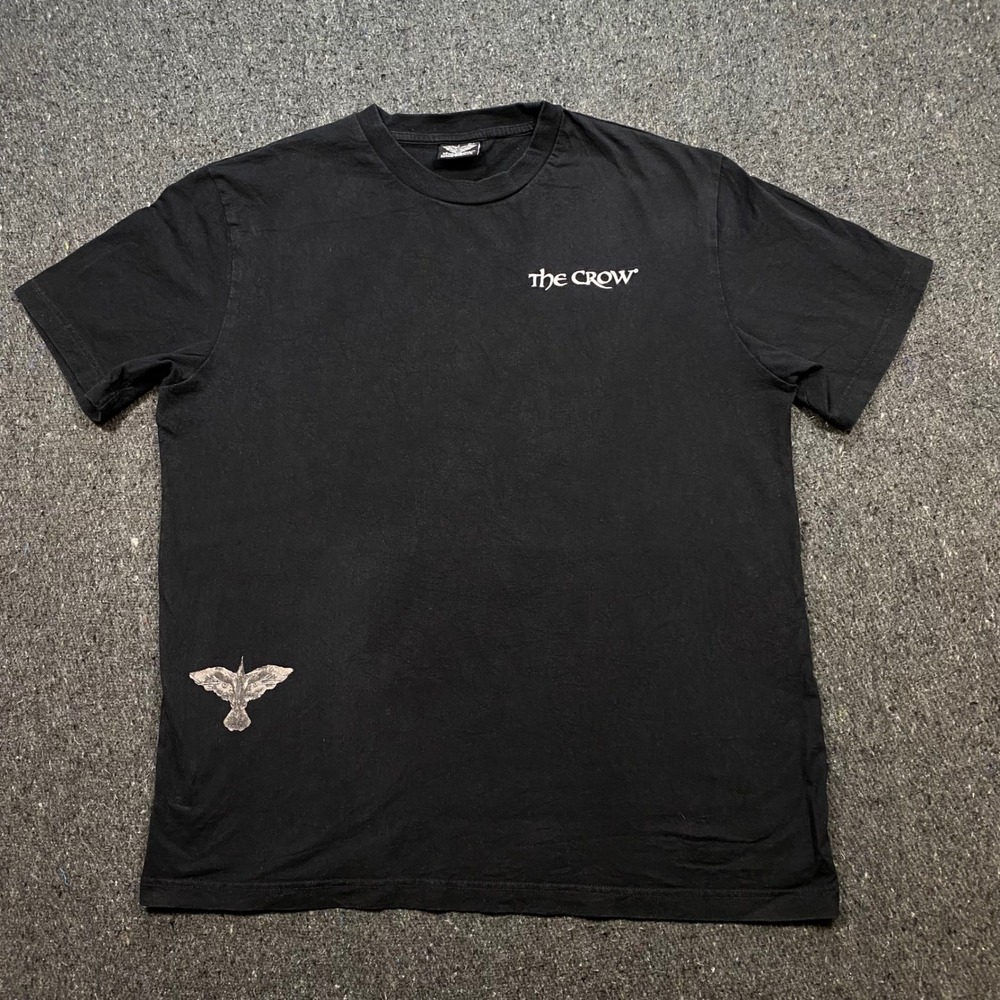 Shoe Palace The Crow ShirtSz XL Mens Black Grunge Movie Graphic Eric Draven Tee